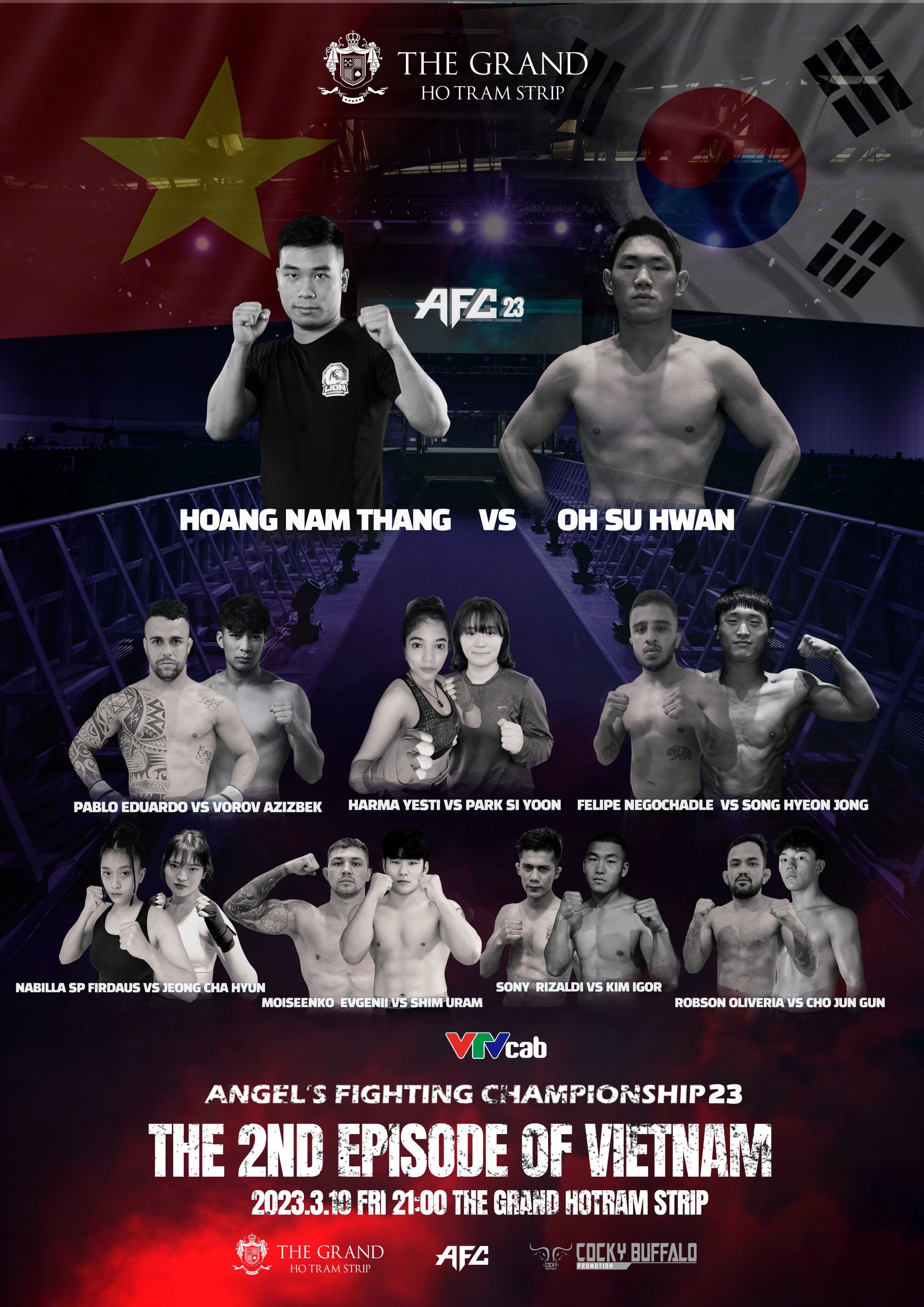 Giải võ thuật MMA - AFC 23: Nam Thắng thế vai quyền vương Nguyễn Tiến Long - Ảnh 3.