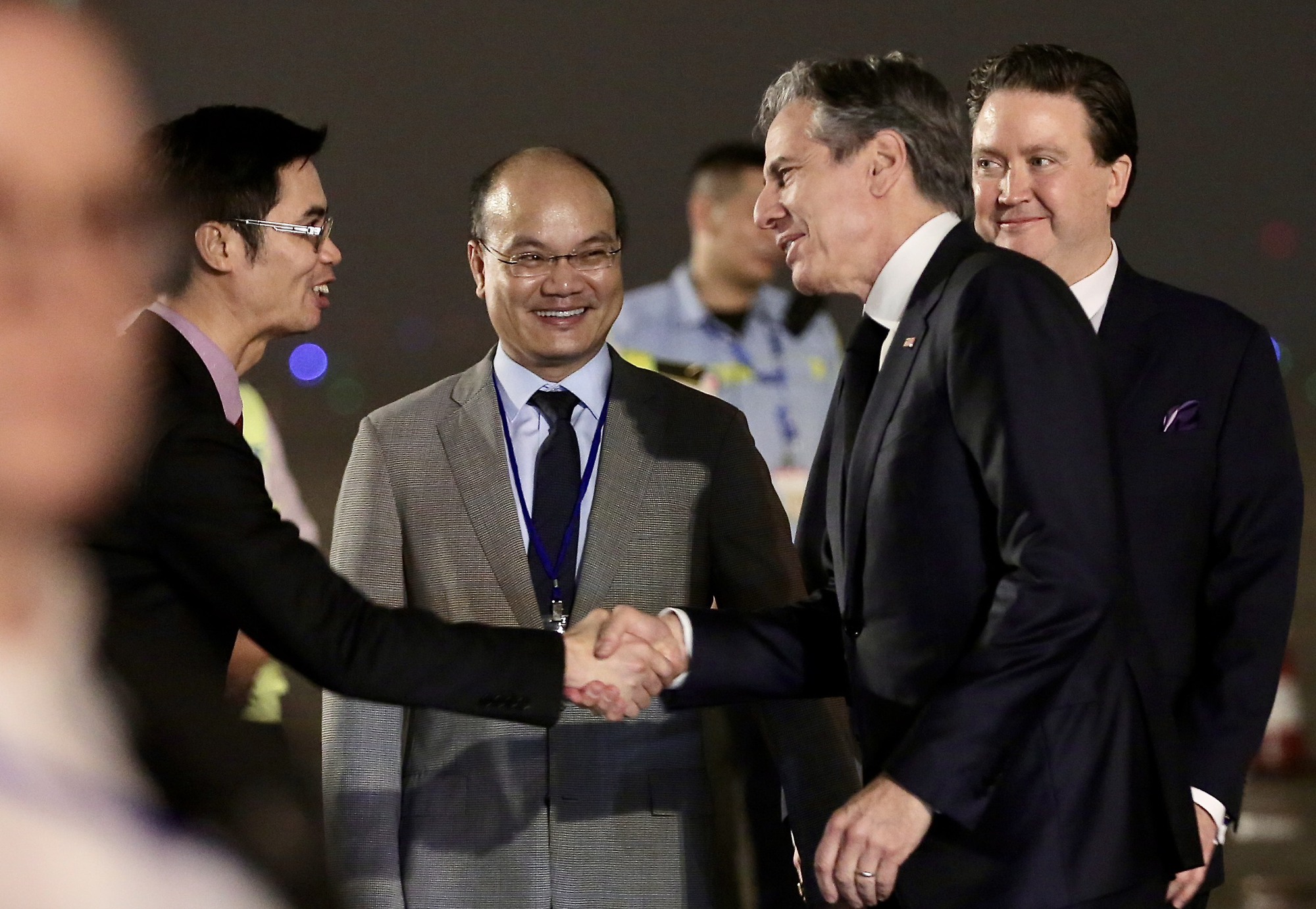 US Secretary Of State Antony Blinken Arrives In Hanoi And Begins His ...