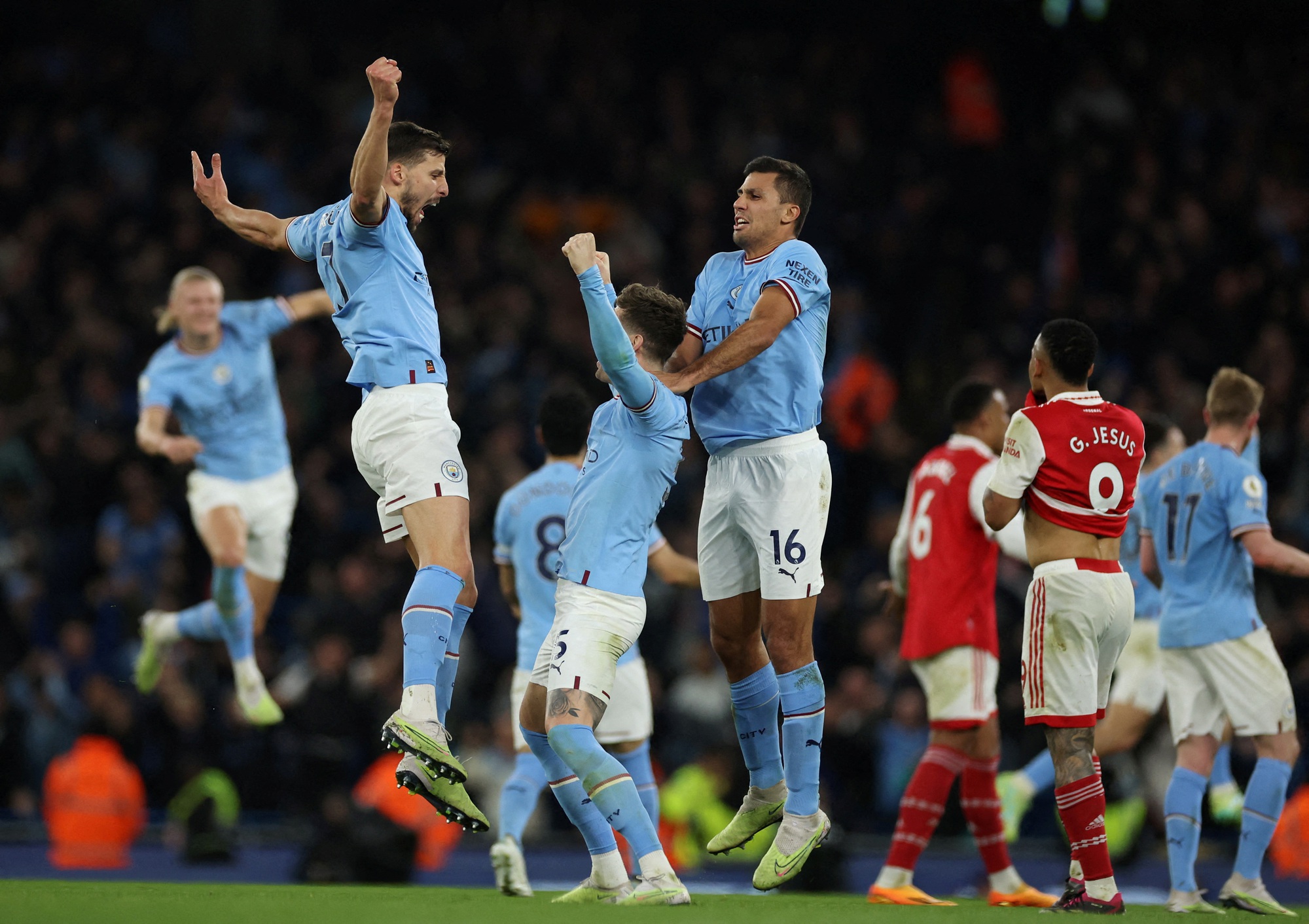 Thua chung kết sớm với Man City 1-4, Arsenal mong manh giấc mơ vô địch - Ảnh 8.