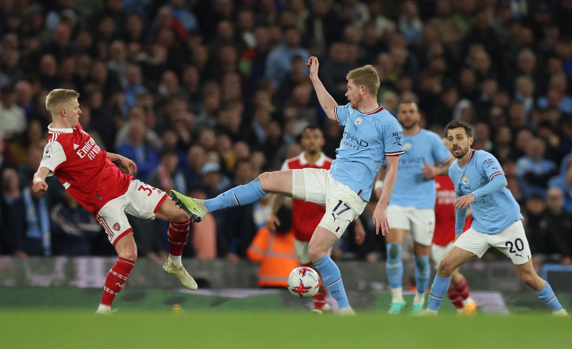 Thua chung kết sớm với Man City 1-4, Arsenal mong manh giấc mơ vô địch - Ảnh 5.