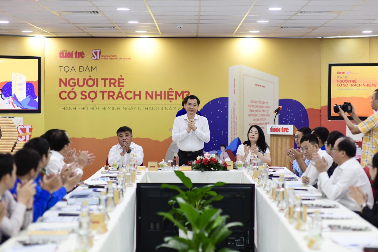 Báo Tuổi trẻ tổ chức tọa đàm “Người trẻ có sợ trách nhiệm?” - Ảnh 1. Báo Tuổi trẻ tổ chức tọa đàm “Người trẻ có sợ trách nhiệm?” - Ảnh 1.