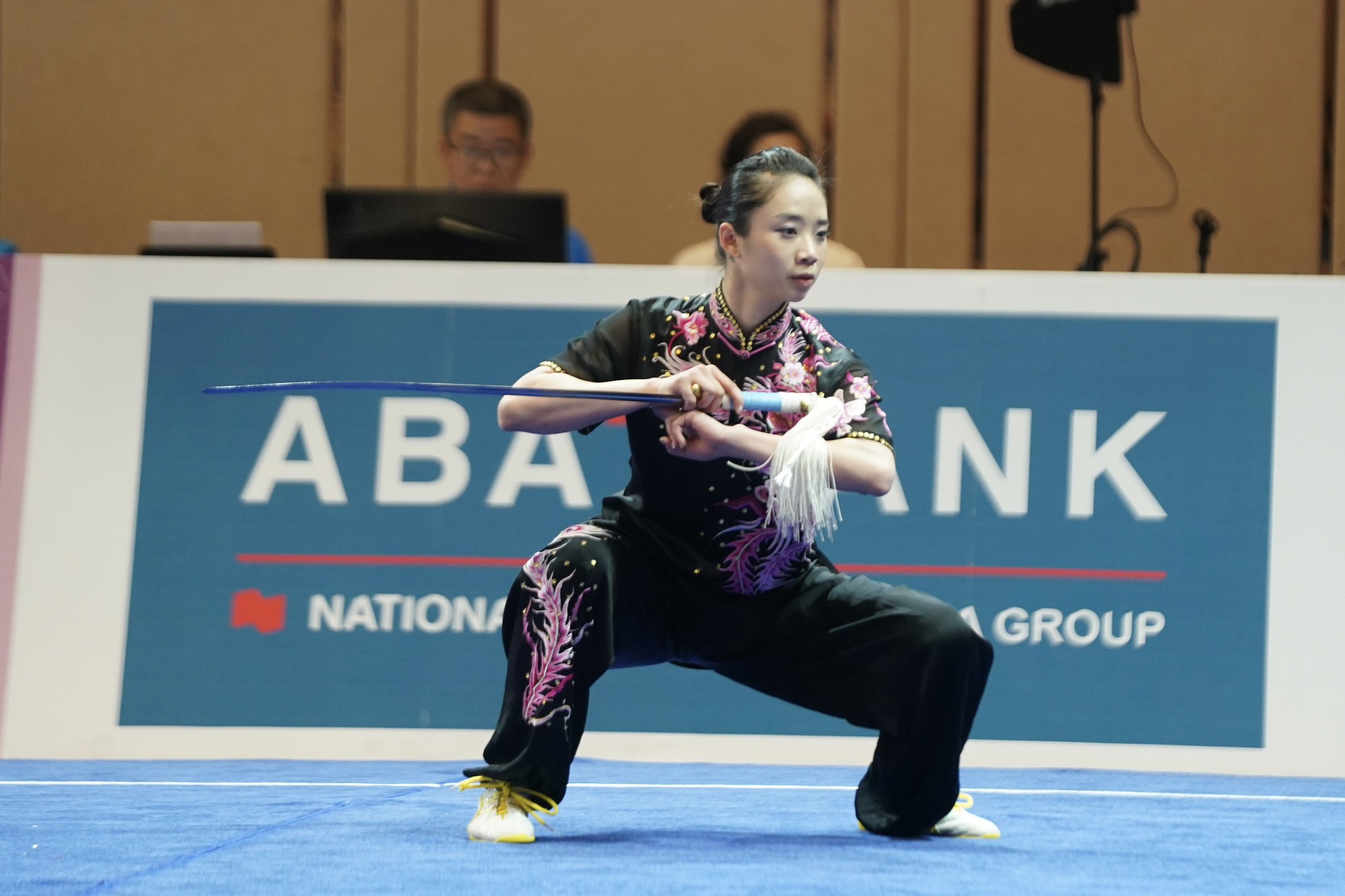 Người đẹp wushu Dương Thúy Vi mừng sinh nhật bằng HCV SEA Games - Ảnh 1.