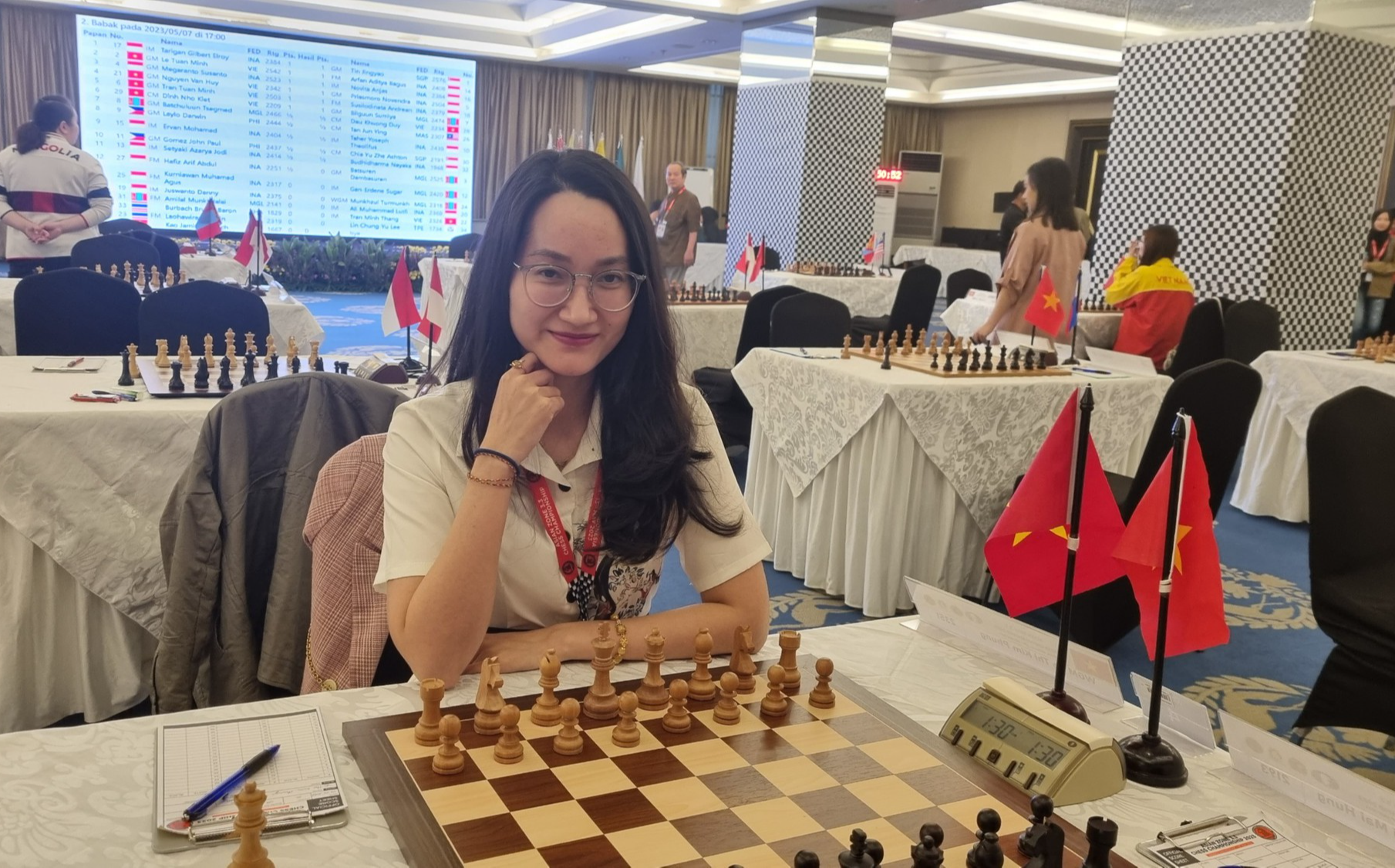 Vo Thi Kim Phung贏得亞洲象棋錦標賽3.3，獲得世界杯門票 - 圖6。