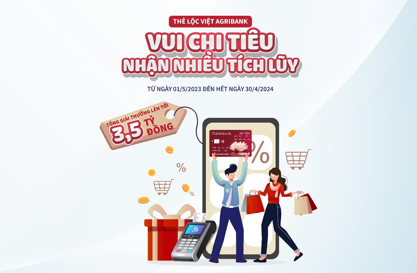 Chào hè rộn rã - Hoàn tiền cực đã với thẻ tín dụng Lộc Việt Agribank - Ảnh 1.