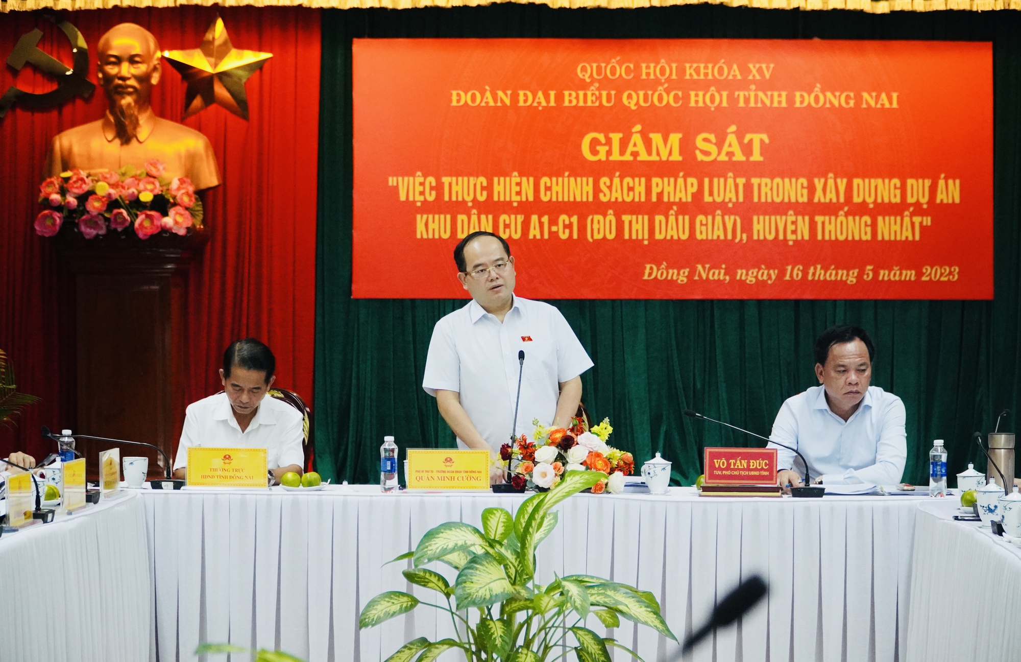 Công ty Phú Việt Tín nói gì sau khi Đoàn ĐBQH tỉnh Đồng Nai kiểm tra dự án A1-C1? - Ảnh 1.