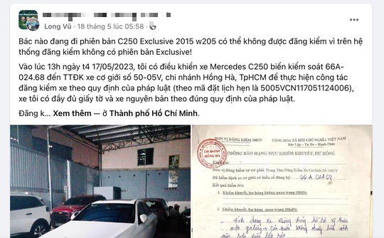 Mercedes rớt đăng kiểm: Phản ứng của các bên - Ảnh 1.