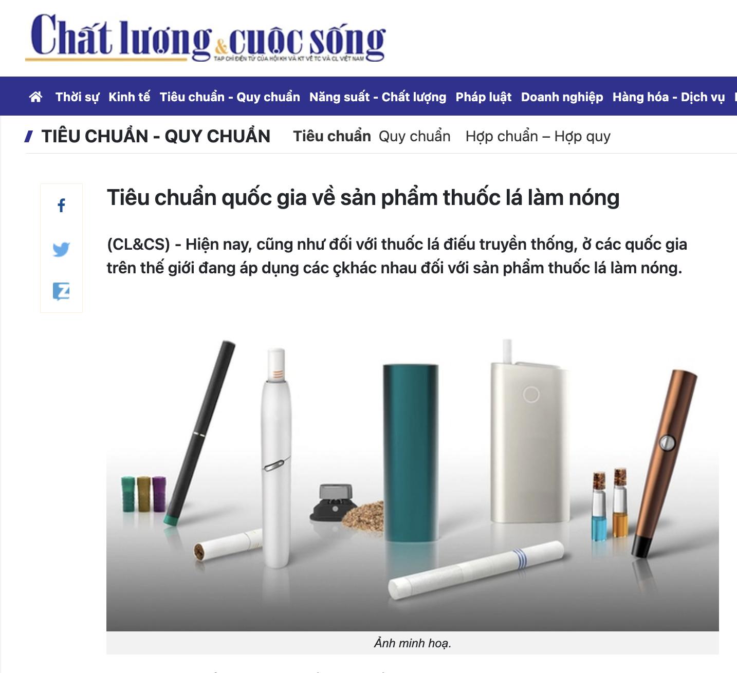 Thuốc lá làm nóng có thật sự gây hại? - Báo Người lao động