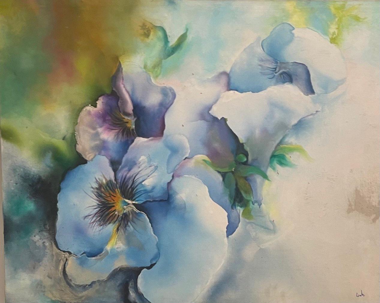 វិចិត្រករ Nguyen Dieu Ha - “ព្រលឹងនៃគំនូរពីសម្ភារៈជីវិតត្រូវបានគាំទ្រដោយអ្នកប្រមូល” - រូបថត ៥. Họa sĩ Nguyễn Diệu Hà - “Hồn tranh từ chất liệu cuộc sống được giới sưu tầm ủng hộ” - Ảnh 5.