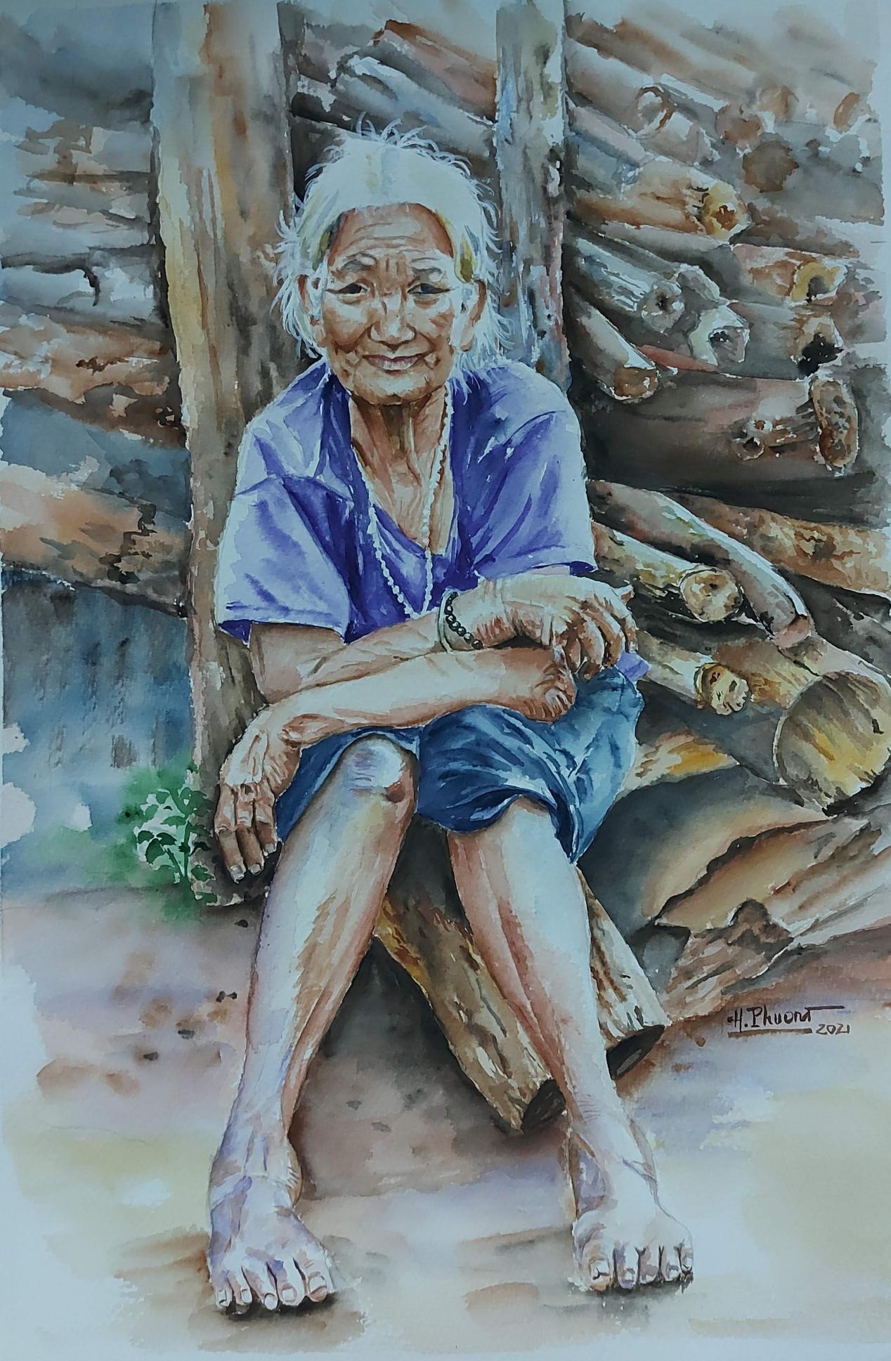 វិចិត្រករ Nguyen Dieu Ha - “ព្រលឹងនៃគំនូរពីសម្ភារៈជីវិតត្រូវបានគាំទ្រដោយអ្នកប្រមូល” - រូបថត ៧. Họa sĩ Nguyễn Diệu Hà - “Hồn tranh từ chất liệu cuộc sống được giới sưu tầm ủng hộ” - Ảnh 7.