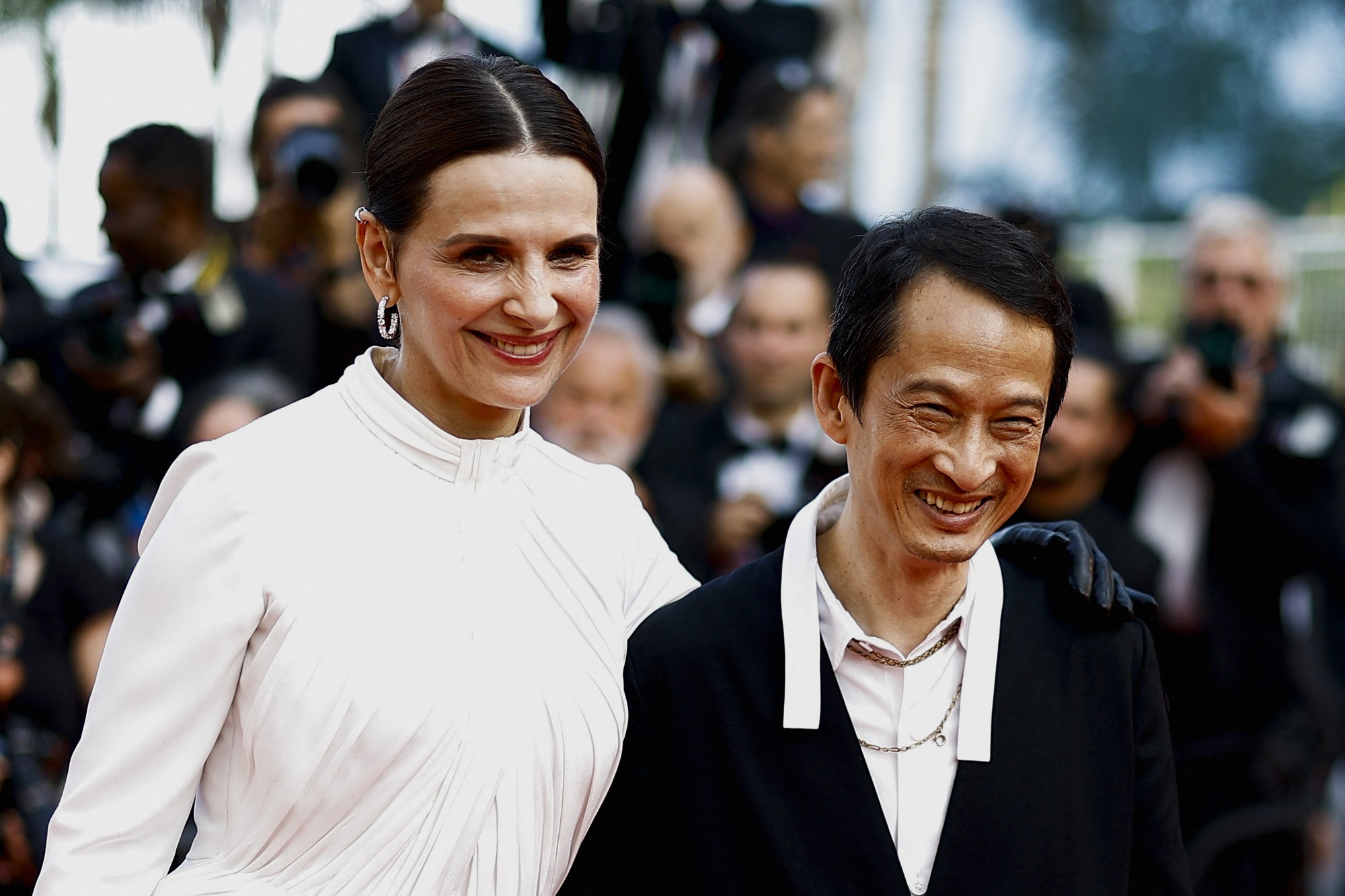 Dàn siêu sao mừng phim Trần Anh Hùng tại Cannes - Ảnh 3.