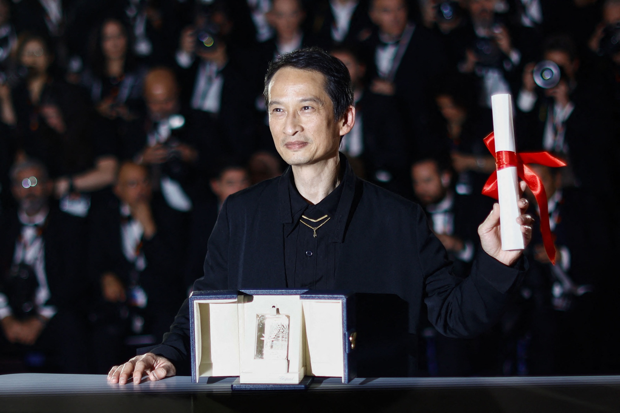 Trần Anh Hùng và Phạm Thiên Ân được vinh danh tại Cannes 2023 Báo