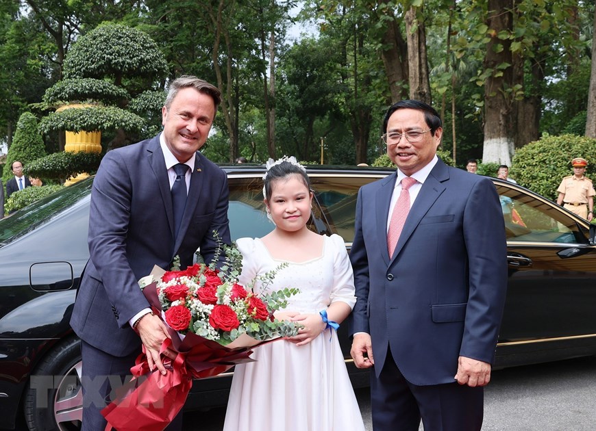 Thủ tướng Phạm Minh Chính đón, hội đàm với Thủ tướng Luxembourg - Ảnh 5.