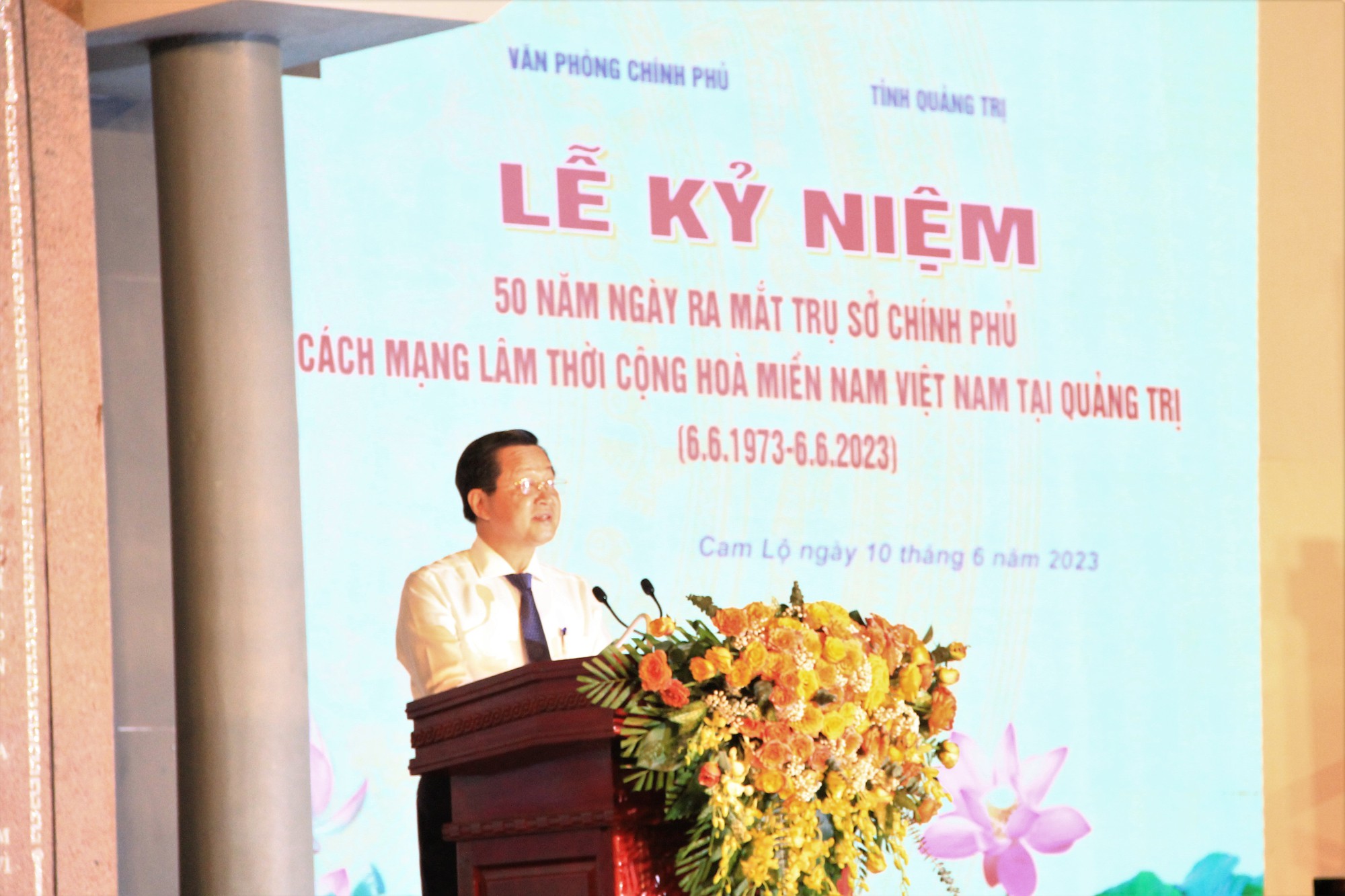 Kỷ niệm 50 năm ngày ra mắt Trụ sở Chính phủ cách mạng lâm thời Cộng hòa miền Nam Việt Nam - Ảnh 3.