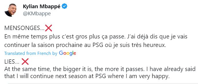 Mbappe sẽ ở lại PSG hết mùa giải 2024 - Ảnh 1.