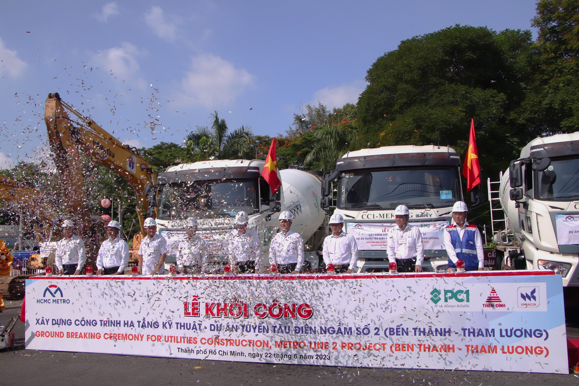 TP HCM: Tuyến metro số 2 vừa có sự kiện quan trọng - Ảnh 1.