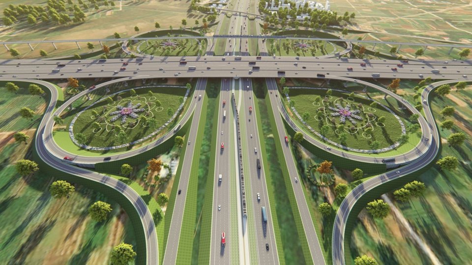 Thủ tướng phát lệnh khởi công 2 dự án đường Vành đai 4 - vùng Thủ đô và cao tốc Cao Lãnh - An Hữu - Ảnh 12.