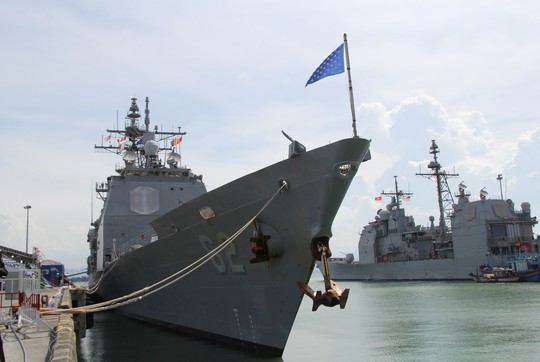 Nhóm tàu sân bay USS Ronald Reagan của Mỹ thăm Việt Nam - Ảnh 14.