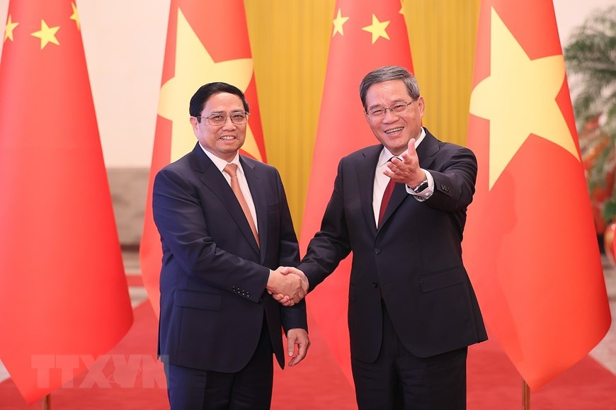 Lễ đón Thủ tướng Phạm Minh Chính thăm chính thức Trung Quốc - Ảnh 6.