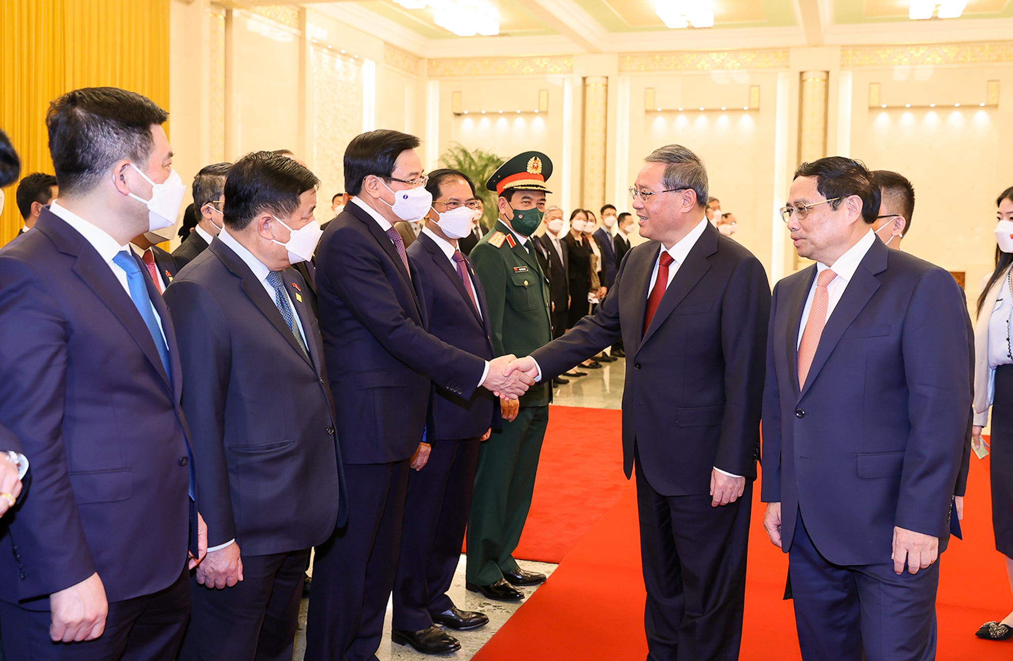 Lễ đón Thủ tướng Phạm Minh Chính thăm chính thức Trung Quốc - Ảnh 8.