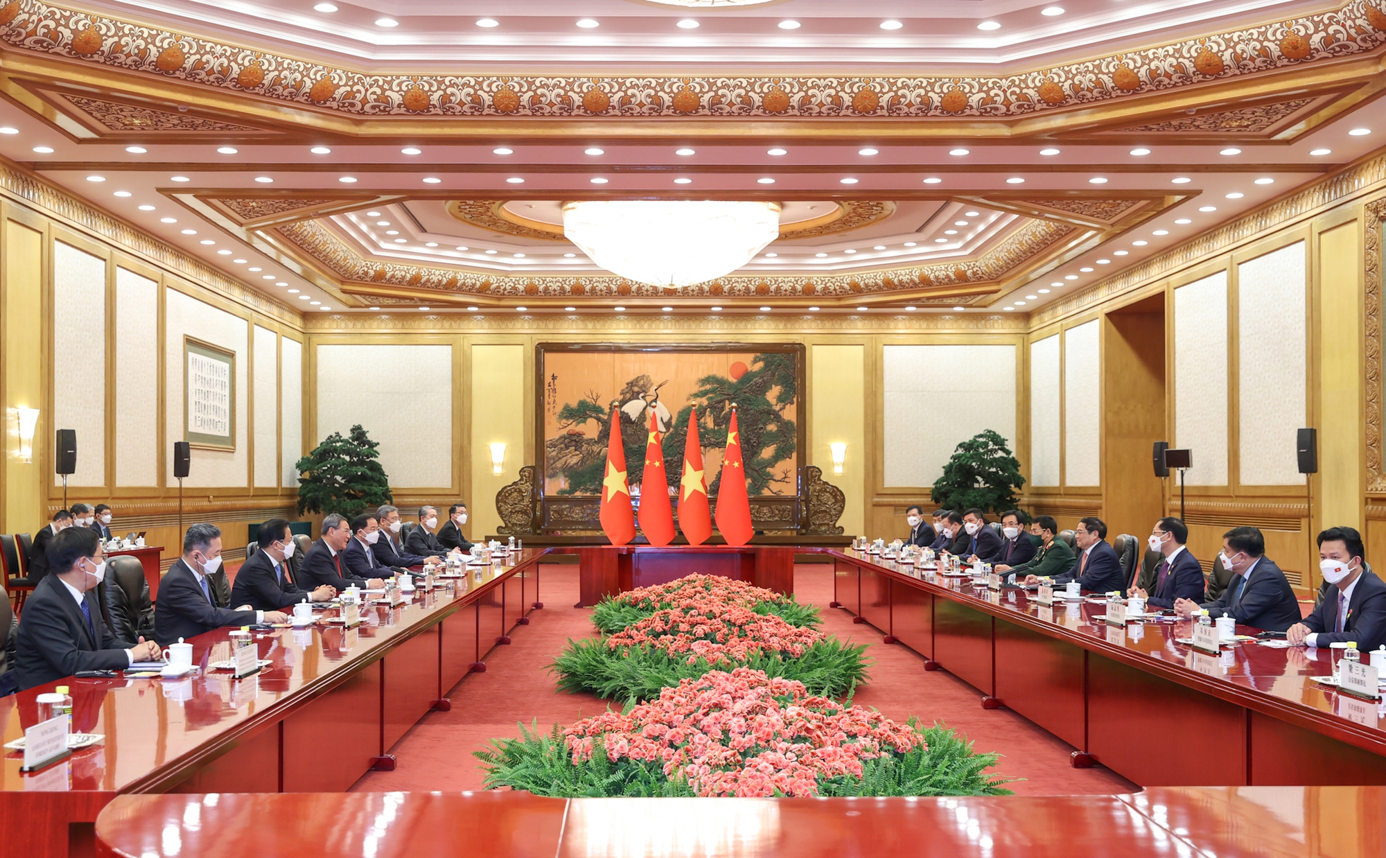 Lễ đón Thủ tướng Phạm Minh Chính thăm chính thức Trung Quốc - Ảnh 10.