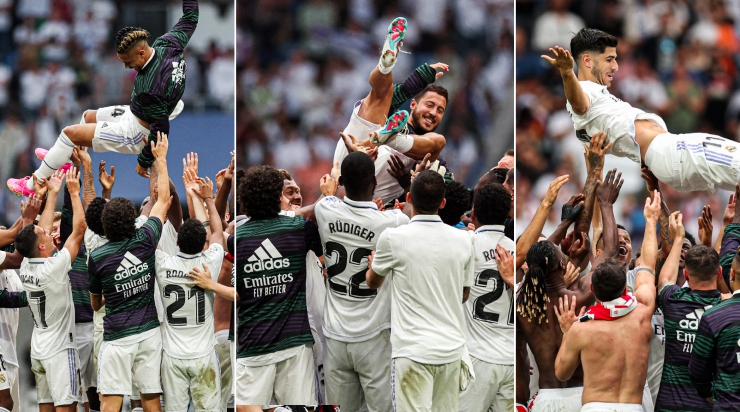 Real Madrid đoạt ngôi á quân La Liga, Benzema tỏa sáng ngày chia tay - Ảnh 13.