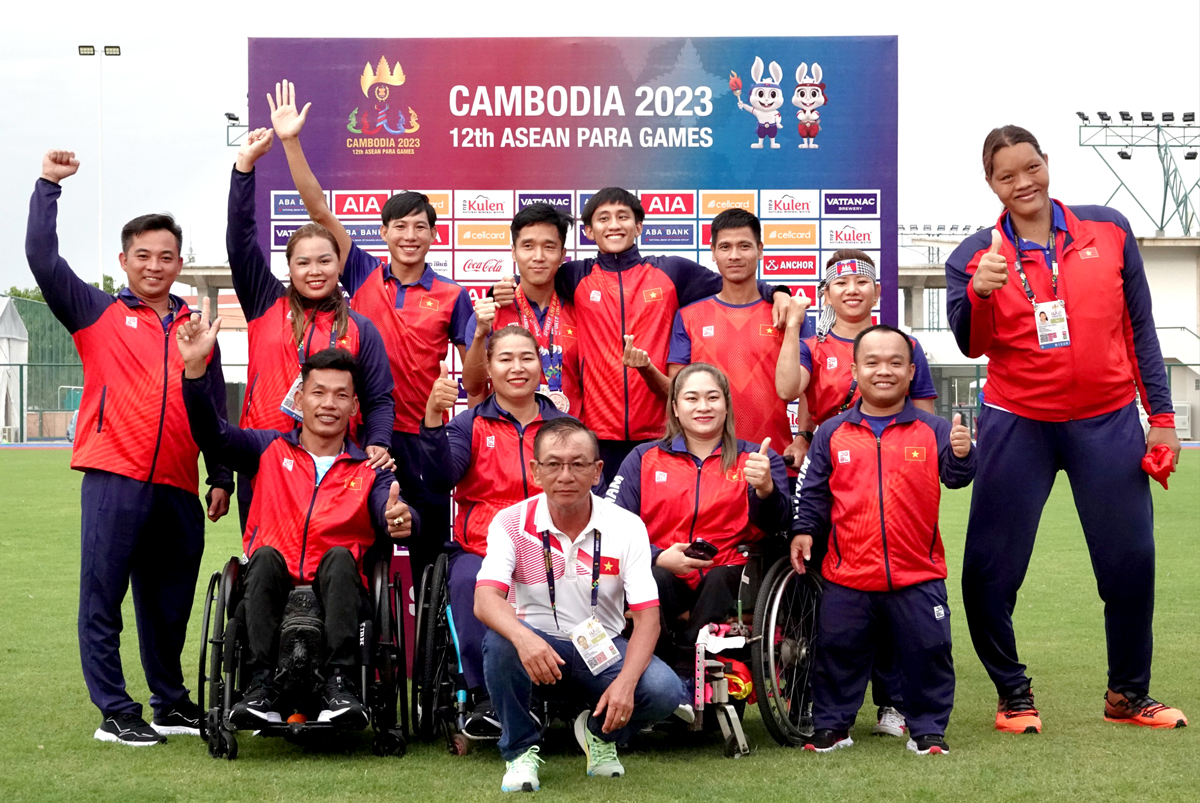 Đoàn thể thao người khuyết tật Việt Nam thành công tại ASEAN Para Games - Ảnh 1.