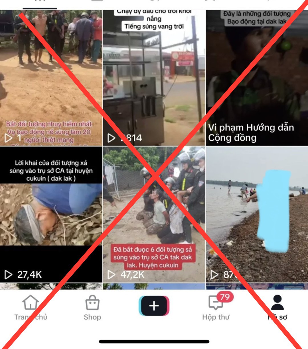 Xử lý thanh niên đăng thông tin bịa đặt về vụ tấn công trụ sở xã ở Đắk Lắk - Ảnh 1. Xử lý thanh niên đăng thông tin bịa đặt về vụ tấn công trụ sở xã ở Đắk Lắk - Ảnh 1.