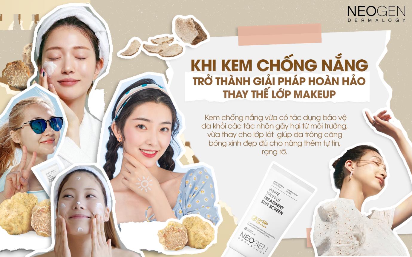 Tabir Surya Perawatan Truffle Neogen - Melindungi kulit sehat sesuai standar Korea - Foto 1. Neogen Truffle Treatment Sunscreen - Bảo vệ da căng khỏe chuẩn Hàn - Ảnh 1.