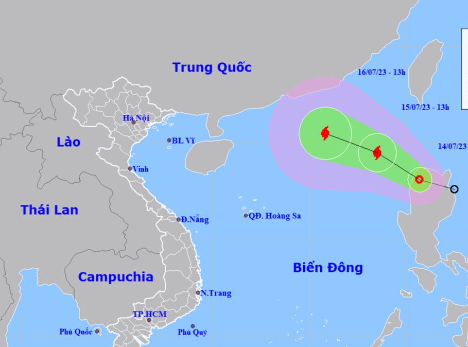 Áp thấp nhiệt đới có khả năng mạnh lên thành bão - Ảnh 1.