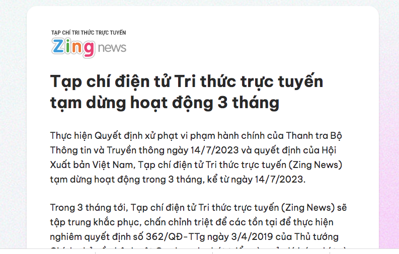 Coi tin 2025 tuc zing news