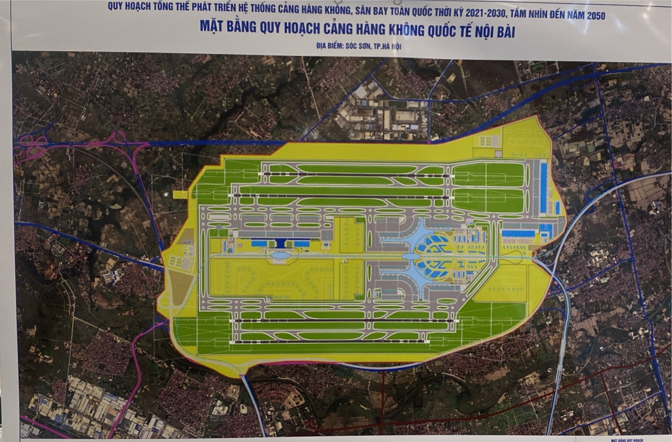 KẾ HỌACH MỞ RỘNG SÂN BAY NỘI BÀI ĐẠT TIÊU CHUẨN QUỐC TẾ