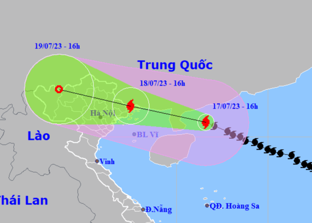 Ngày mai bão số 1 đổ bộ sẽ gây mưa rất to ở Bắc Bộ - Ảnh 1.