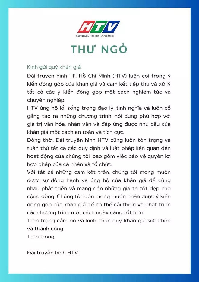 HTV phản hồi chỉ trích của khán giả - Ảnh 1.