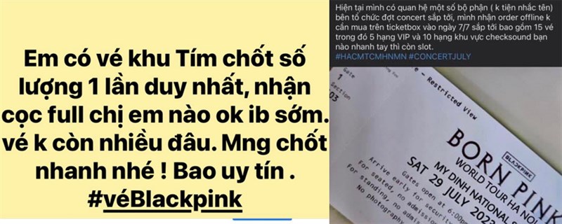 Rầm rộ rao bán, săn vé đêm nhạc Blackpink ở Hà Nội - Ảnh 4.