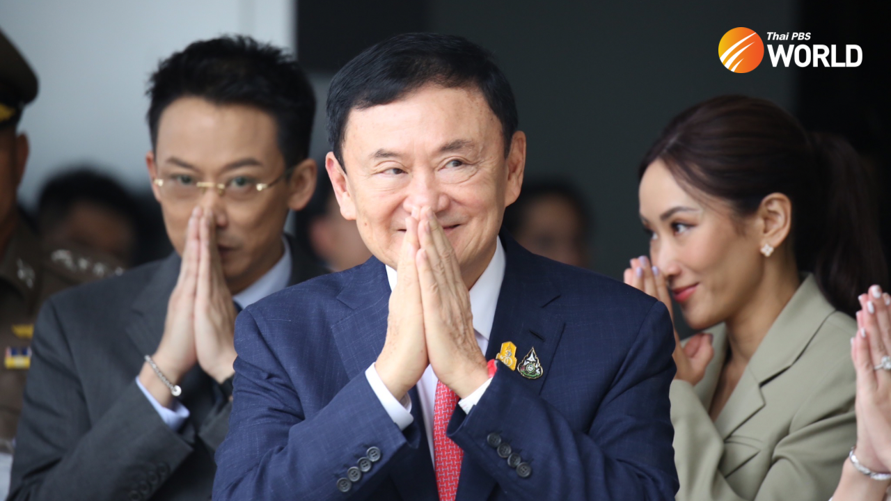 CLIP: Cựu Thủ tướng Thaksin Shinawatra về tới Thái Lan - Ảnh 2.