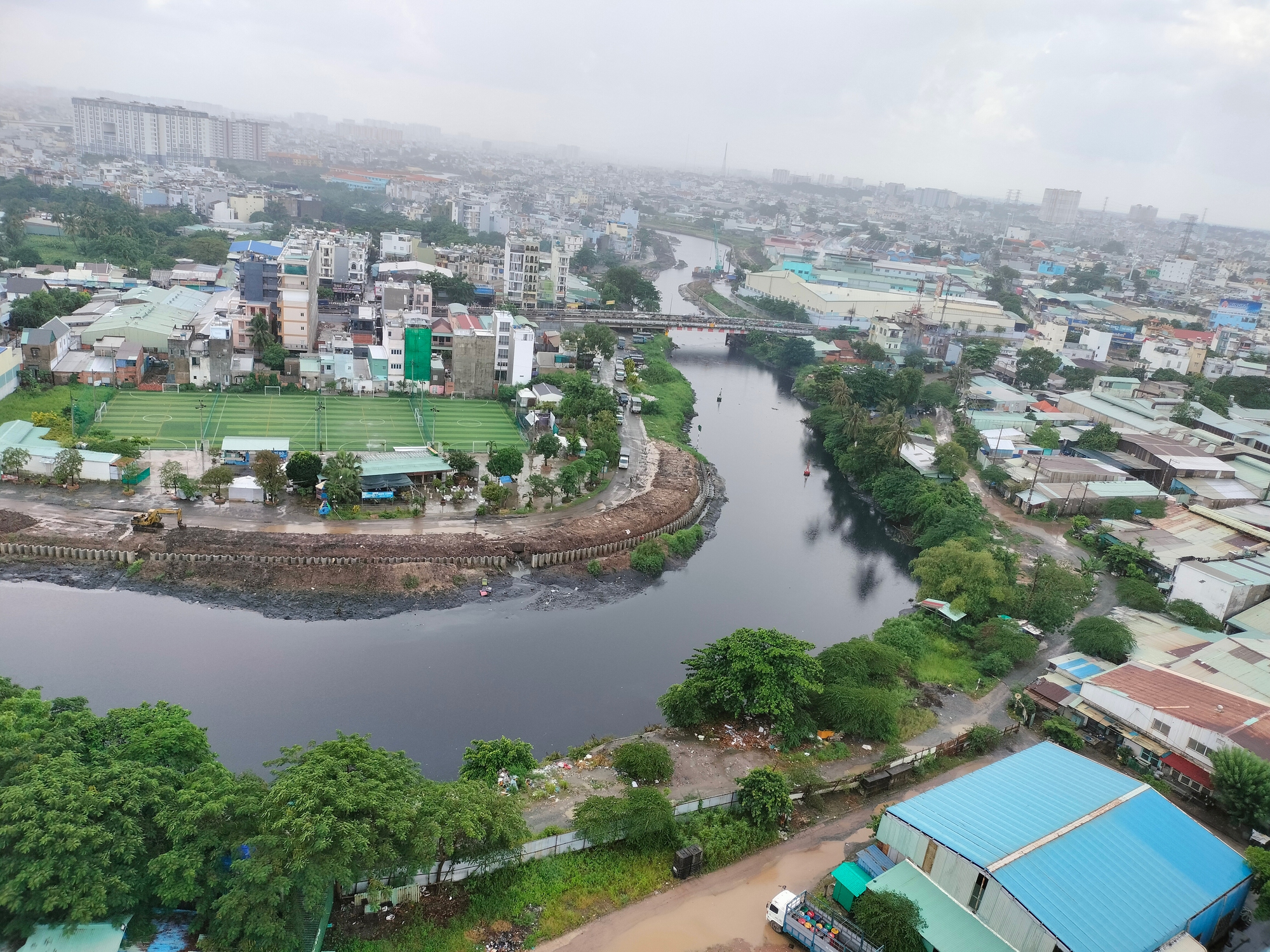 UBND TP HCM ban hành hệ số K để bồi thường tại dự án kênh Tham Lương - Bến Cát - Rạch Nước Lên - Ảnh 1.