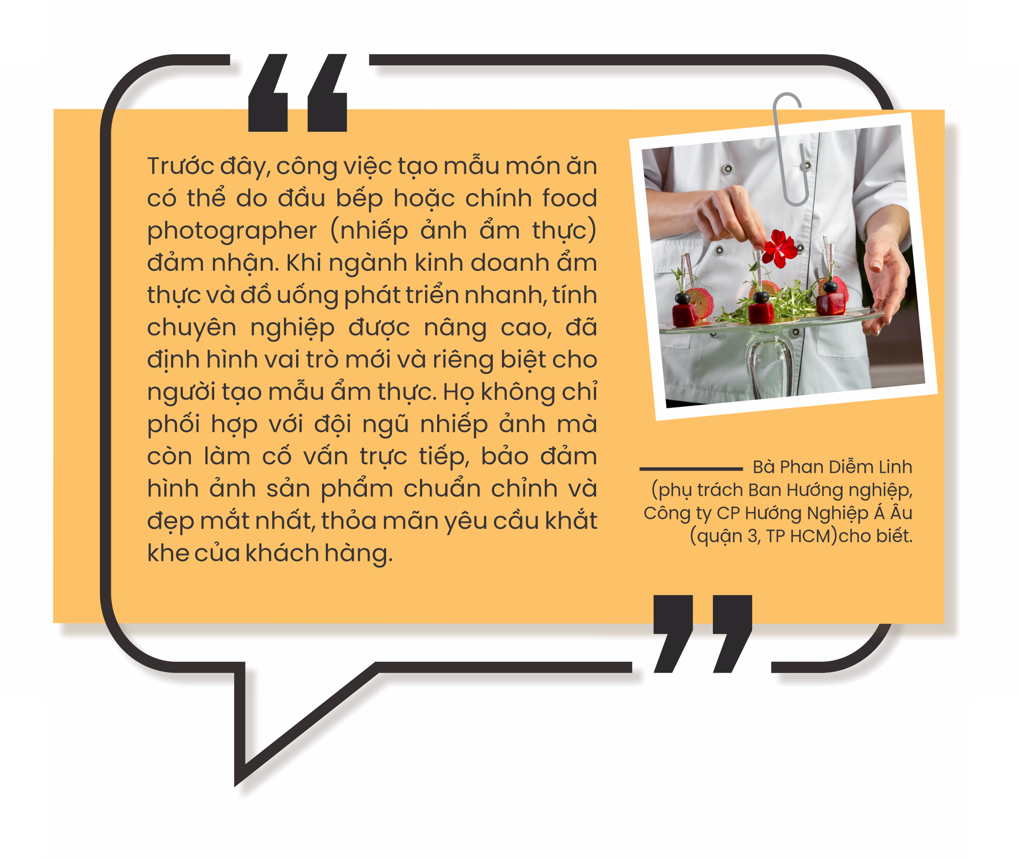NGHỀ LẠ MÀ QUEN: Tạo mẫu ẩm thực - Ảnh 12.