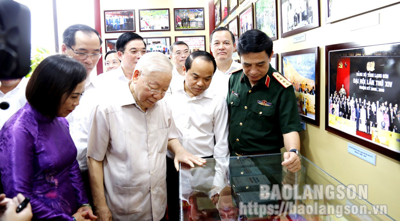 Tổng Bí thư Nguyễn Phú Trọng thăm và làm việc tại Lạng Sơn - Ảnh 5.