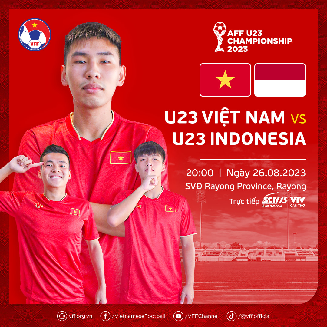 Trực tiếp U23 Việt Nam - U23 Indonesia: HLV Hoàng Anh Tuấn giữ nguyên đội hình chính - Ảnh 1.