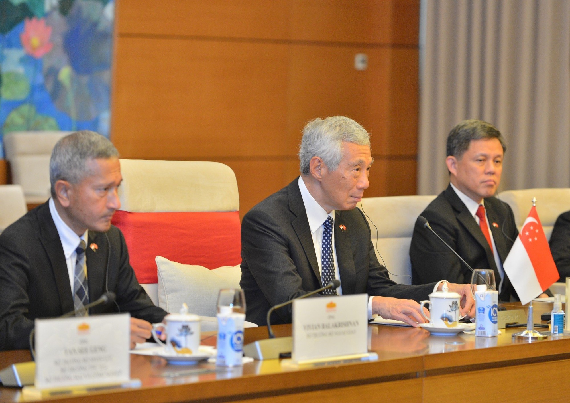 Thủ tướng Lý Hiển Long mời Chủ tịch Quốc hội Vương Đình Huệ thăm chính thức Singapore - Ảnh 7.