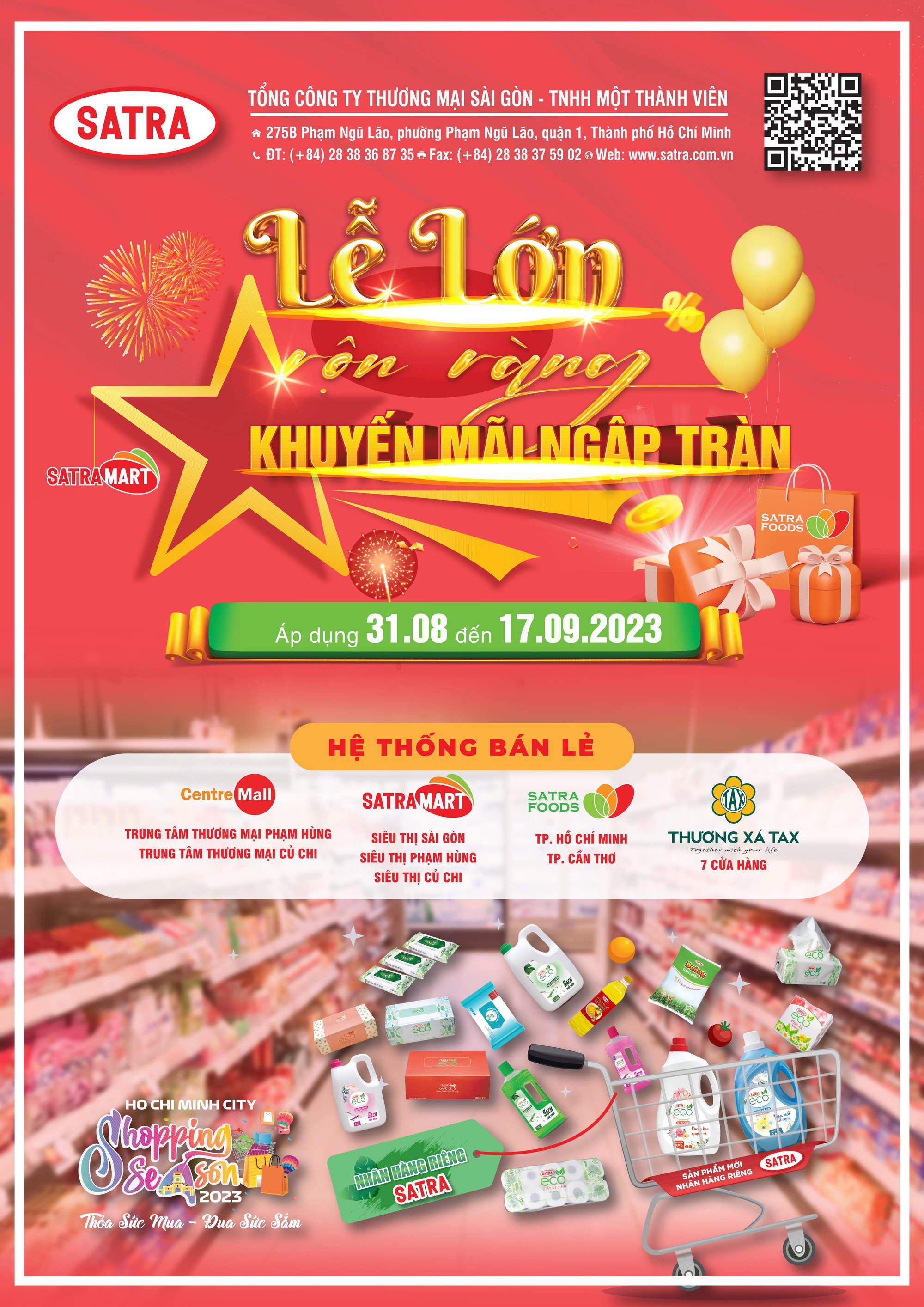Chương trình khuyến mại “Lễ lớn rộn ràng – khuyến mại ngập tràn” tại hệ thống bán lẻ SATRA - Ảnh 7.