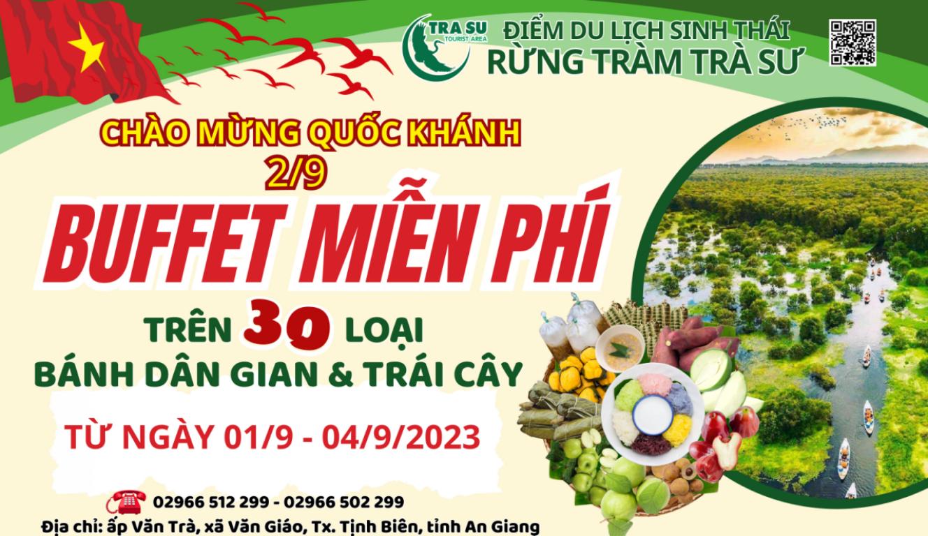 Lễ Quốc khánh 2-9, đến rừng tràm Trà Sư ăn buffet thả ga - Ảnh 11.