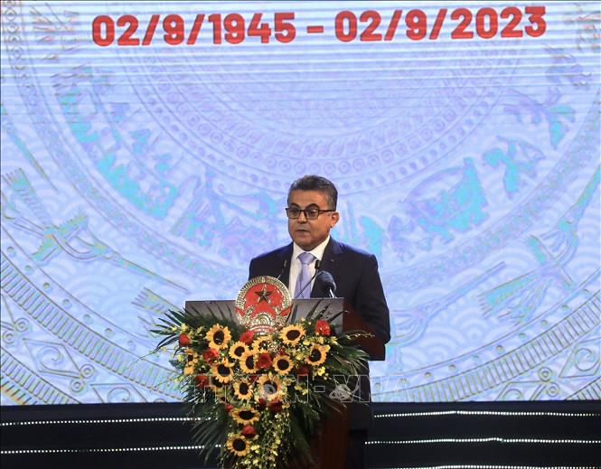 Chủ tịch nước Võ Văn Thưởng và Phu nhân chủ trì Chương trình kỷ niệm Quốc khánh 2-9 - Ảnh 4.