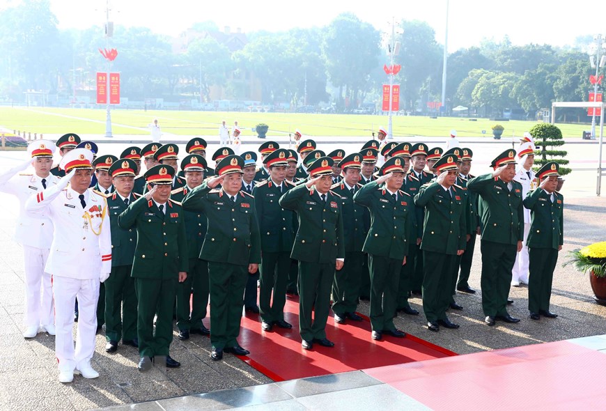 Quốc khánh 2-9: Lãnh đạo Đảng, Nhà nước vào Lăng viếng Chủ tịch Hồ Chí Minh - Ảnh 6.