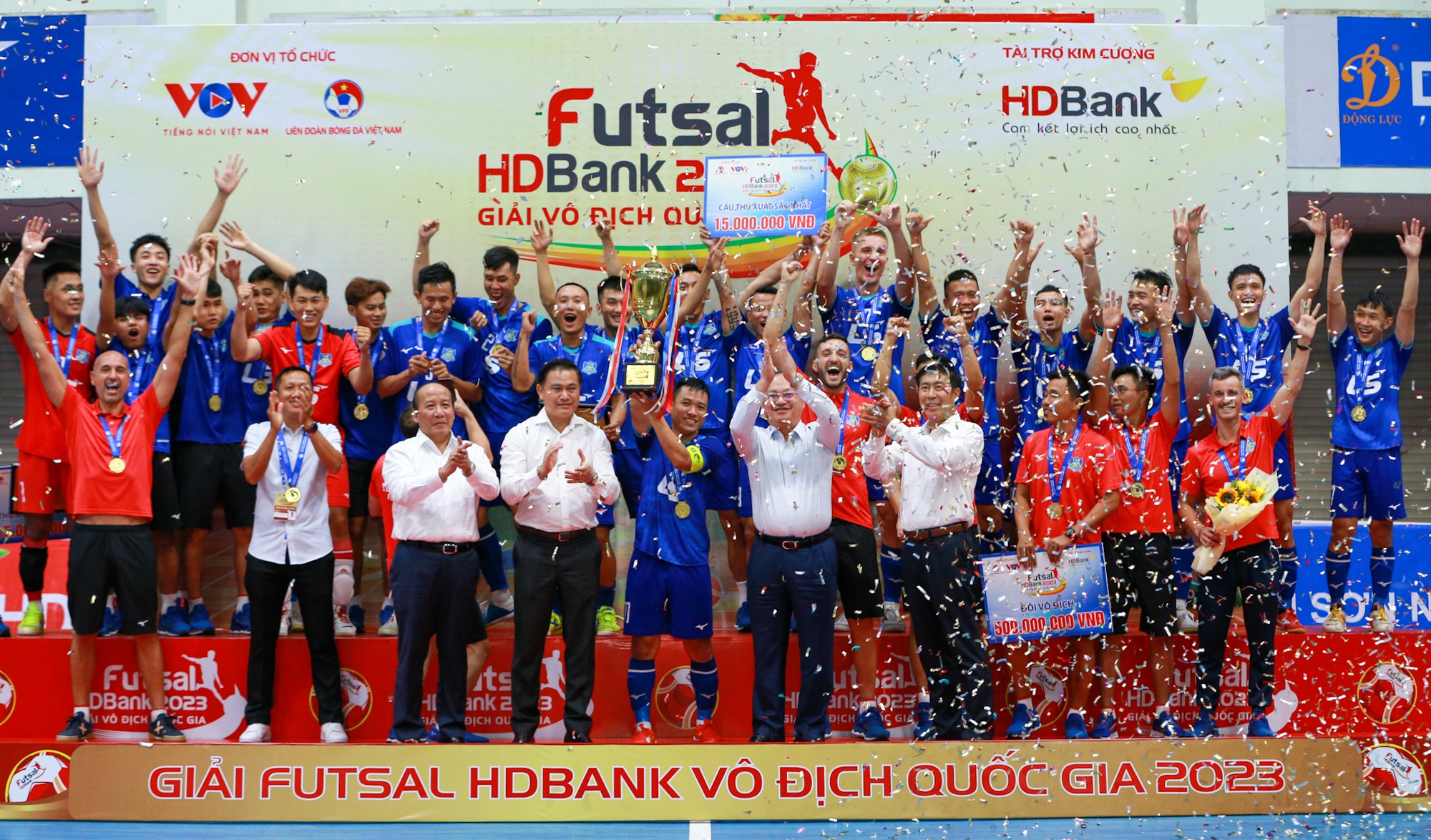 Thái Sơn Nam TP HCM vô địch giải Futsal VĐQG HDBank 2023 - Ảnh 2.