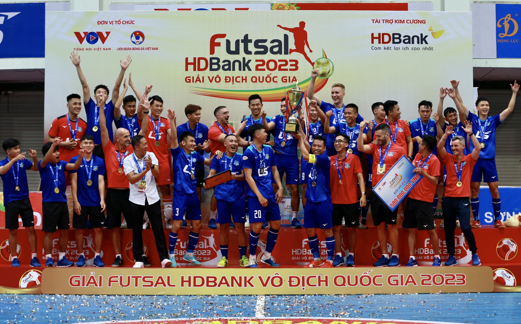 Thái Sơn Nam TP HCM vô địch giải Futsal VĐQG HDBank 2023 - Ảnh 7.