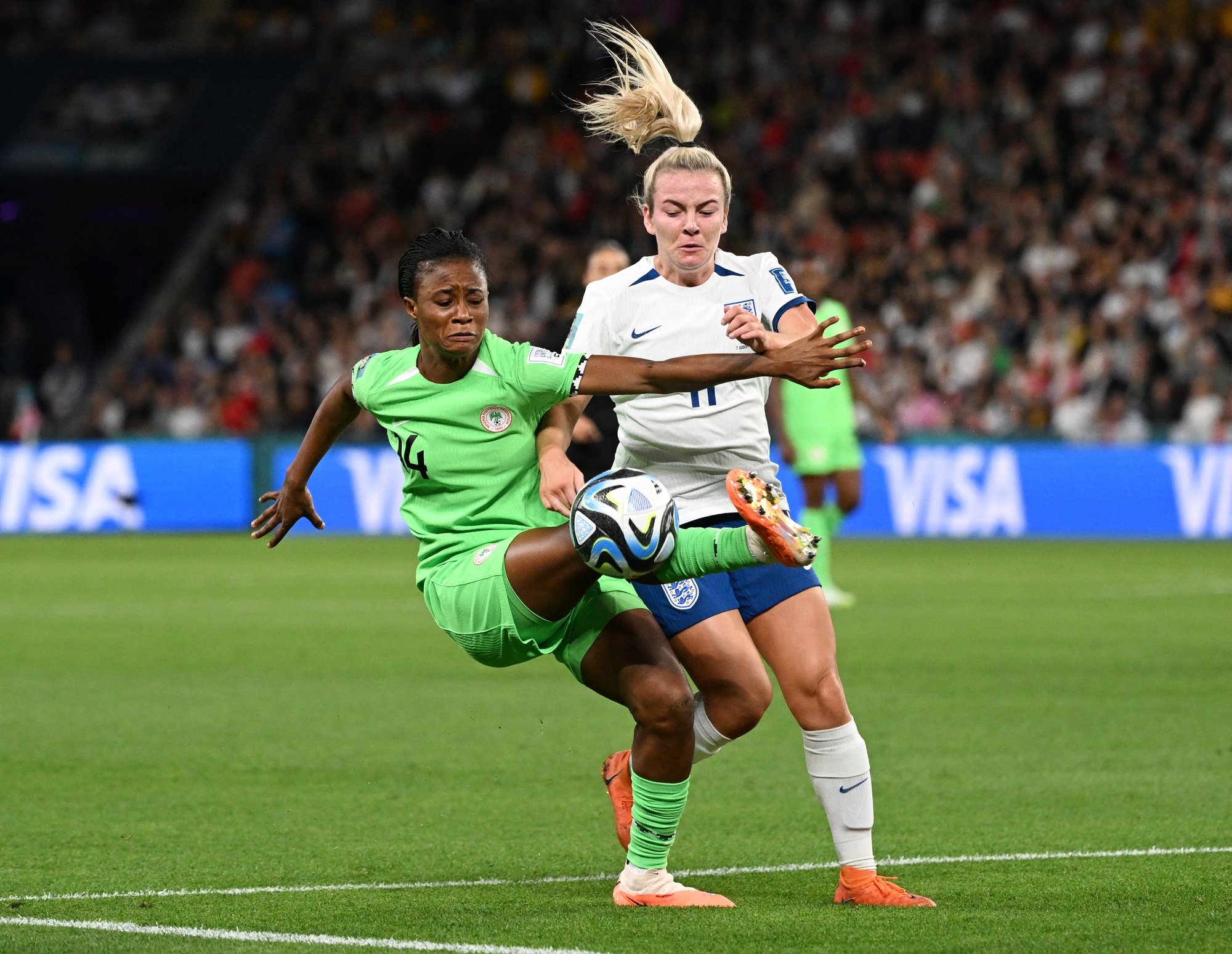 World Cup nữ 2023: Thiếu người, đội Anh thắng nhọc  Nigeria trên chấm 11 m - Ảnh 2.
