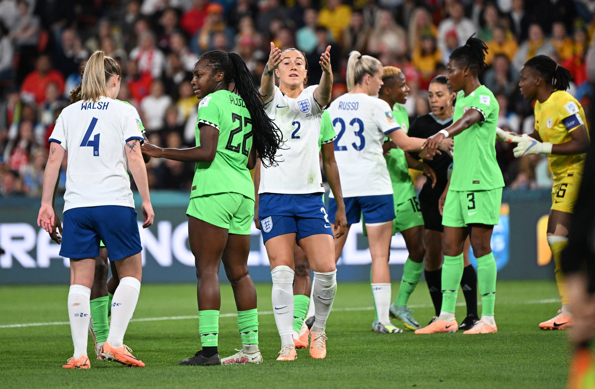 World Cup nữ 2023: Thiếu người, đội Anh thắng nhọc  Nigeria trên chấm 11 m - Ảnh 5.