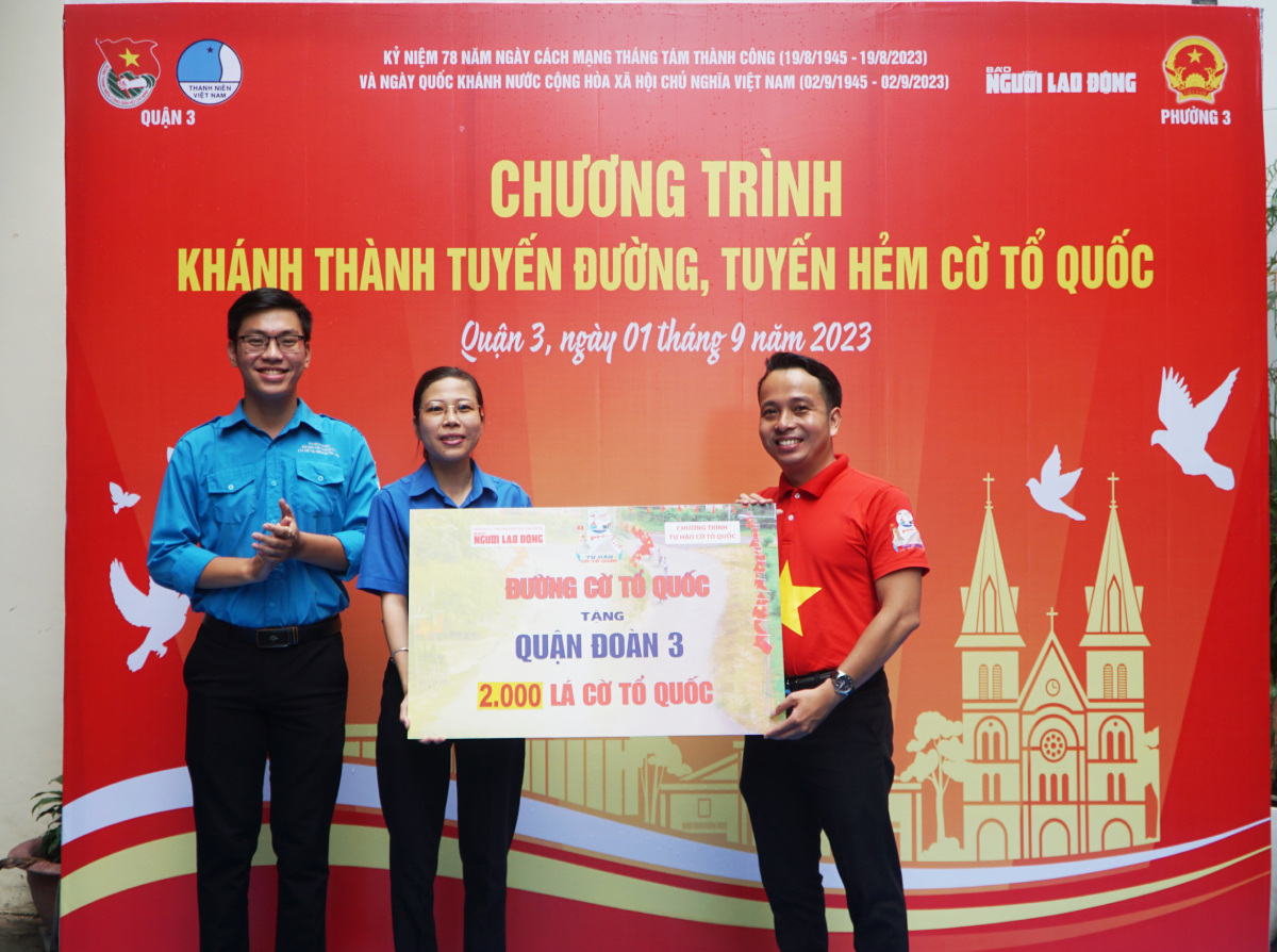 Khánh thành Đường cờ Tổ quốc tại quận 3 - TP HCM - Ảnh 2.