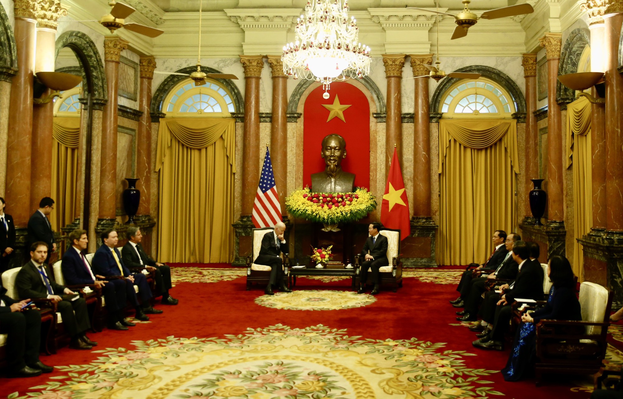 Chủ tịch nước Võ Văn Thưởng hội kiến Tổng thống Mỹ Joe Biden - Ảnh 3.